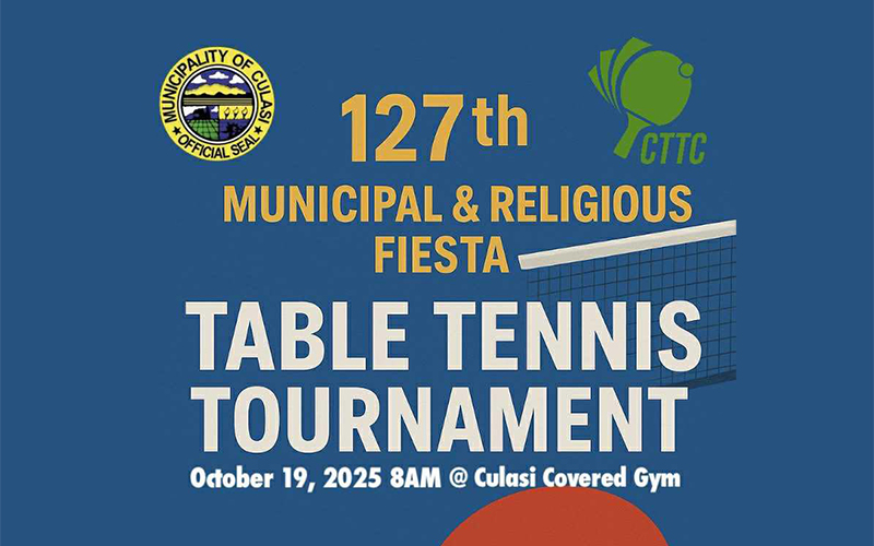 View details about our 127th Municipal & Religious Fiesta Table Tennis Tournament