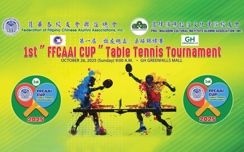 View details about our 1st FFCAAI Cup Table Tennis Tournament