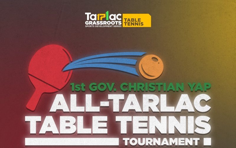 View details about our 1st Gov. Christian Yap All-Tarlac Table Tennis Tournament
