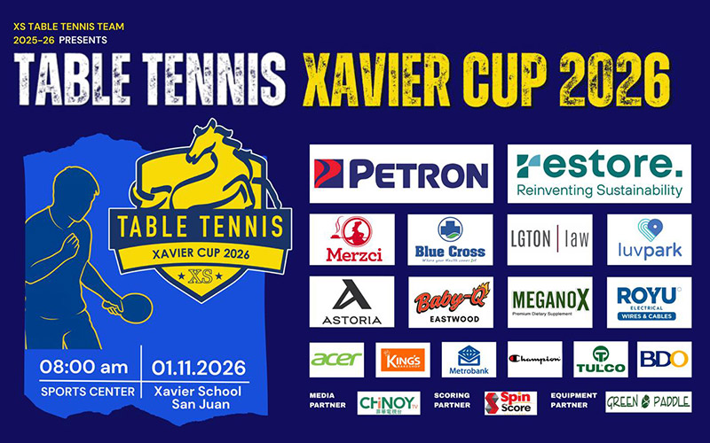View details about our Table Tennis Xavier Cup 2026